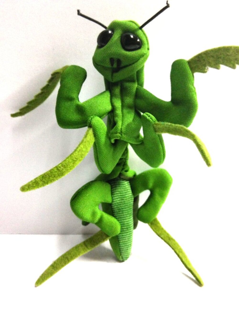 Folkmanis Finger Puppet Mini Praying Mantis 2015 Green 8" Long #A036H Toy